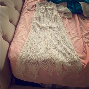 Creme and nude dress